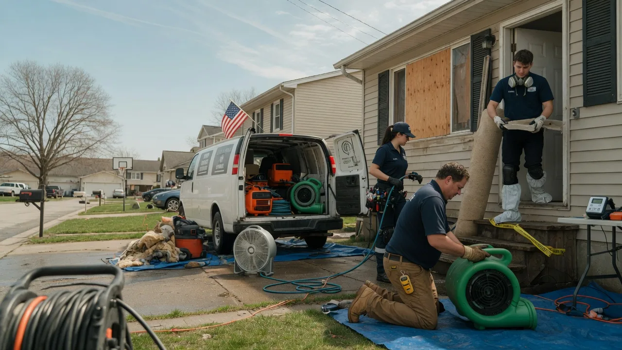 Water Damage Restoration in Independence, IA near me